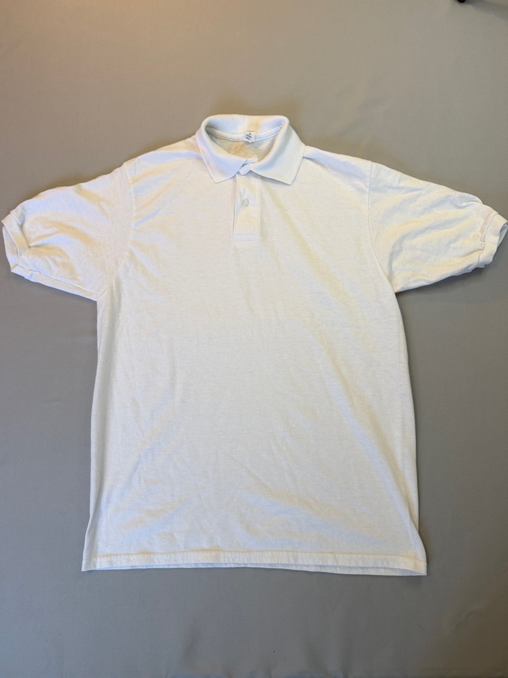 Jerzees White Men's Polo Shirt - Short Sleeve Casual